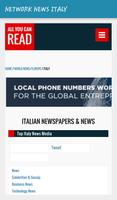 NETWORK NEWS ITALY capture d'écran 1