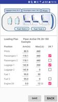 Aircraft Weight and Balance captura de pantalla 3