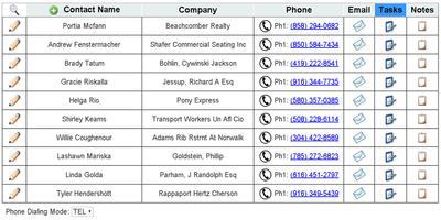 Virtual Contacts CRM screenshot 2