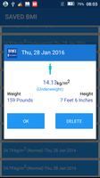 Body Mass Index BMI Calculator capture d'écran 3