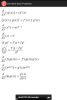 Calculus Formulas capture d'écran 2