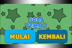 Kumpulan Soal Kuis Tematik Kelas 1 SD - MI スクリーンショット 1