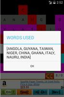 Find the Country: Word Search 截图 2