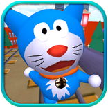 3D Mon Robot Subway Cat Run