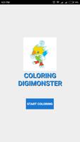 Coloring Digimonster Affiche