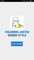 Coloring Justin Bieber Style Affiche