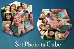 Family Photo Cube LWP Affiche