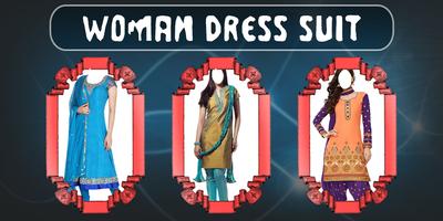 Indian Woman Dress Photo Suit الملصق