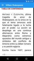 برنامه‌نما William Shakespeare - Obras عکس از صفحه