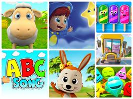 English Nursery Rhymes Video 3D Baby Songs Poster