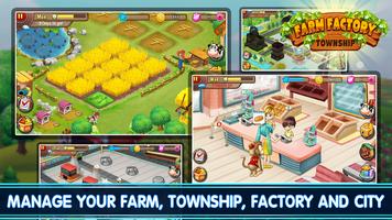 Farm Factory Township 🐓 Farm Business Game ảnh chụp màn hình 1