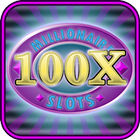 100x millionnaire slot machine icône