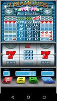 7 Diamonds slot machine پوسٹر