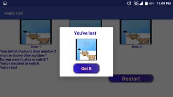 Monty Hall Screenshot 3