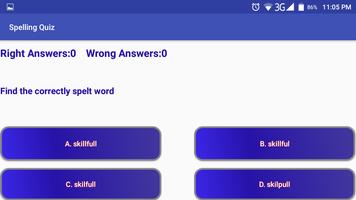 Spelling Quiz screenshot 1