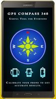 پوستر GPS Compass App for Android North Direction Finder