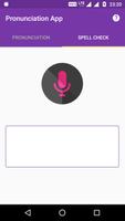Pronunciation checker Affiche
