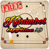 Karambol-Carom Offline 3D icône