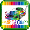Car coloring - Color by number