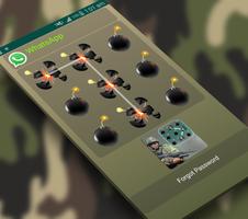 Military Bomb Pattern Applock screenshot 1