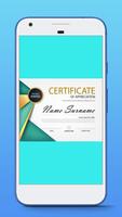 Award Certificate Maker โปสเตอร์