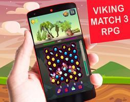 Viking Gems: Match 3 RPG Puzzles Blast captura de pantalla 2