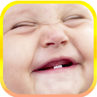 baby laughing hysterically icon