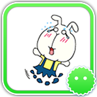 آیکون‌ Stickey Big Face Rabbit