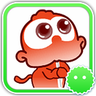 Stickey Fire Monkey आइकन