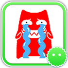 Stickey Red Cat ikona