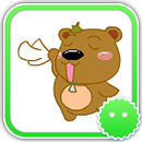 Stickey Naughty Brown Bear APK
