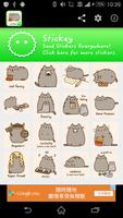 Stickey Pusheen The Cat poster