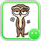 Stickey Cute Meerkat आइकन