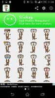 Stickey Cute Meerkat पोस्टर