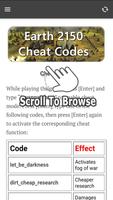 Cheats for Earth 2150 capture d'écran 2