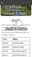 Cheats for Europe Universalis screenshot 2
