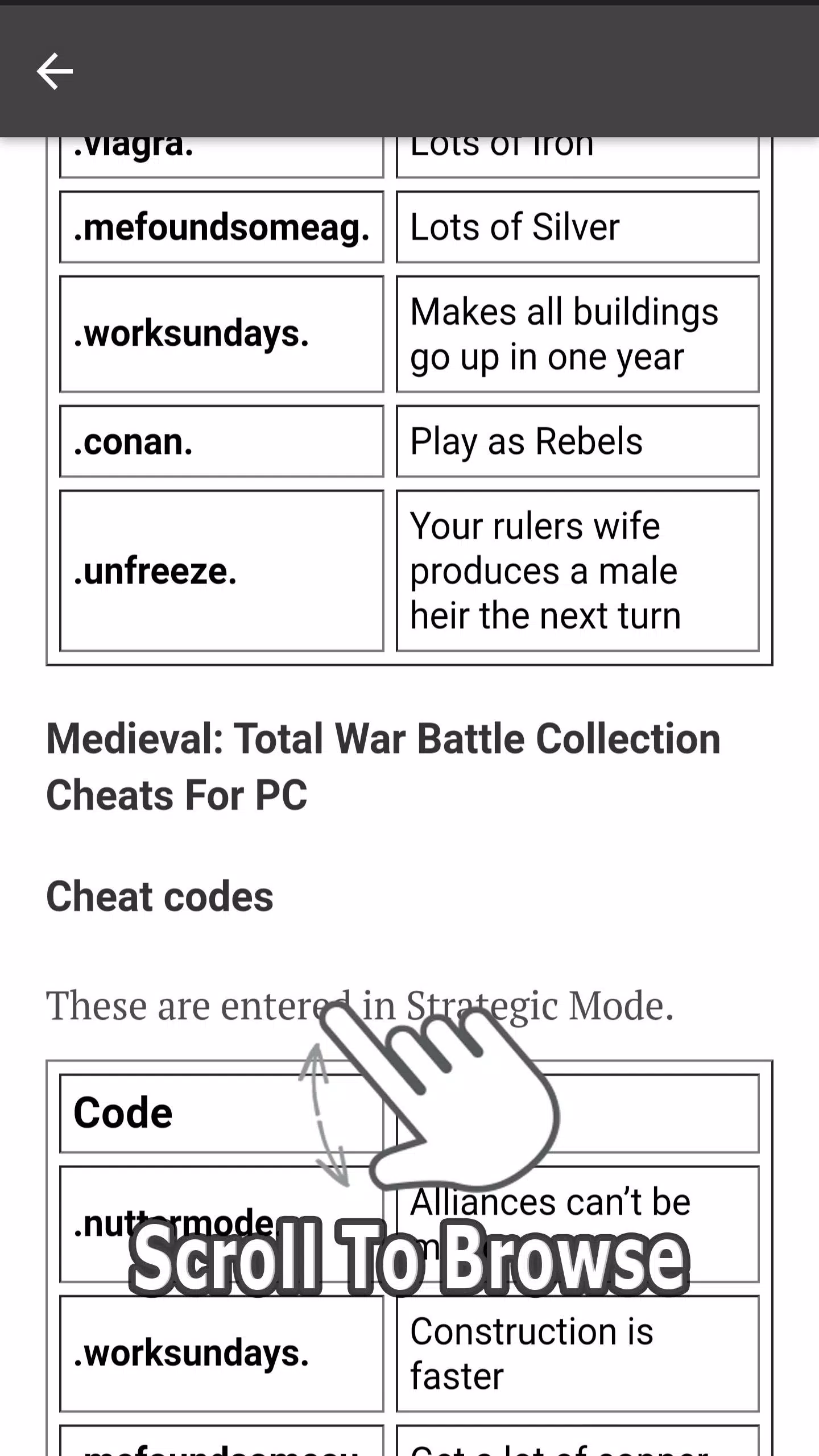 Cheat Codes Total Battle no Android e iOS - Cheats and Codes