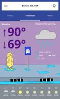 Weather foreKitty اسکرین شاٹ 1