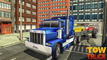 Tow Truck Car Transporter Game syot layar 1