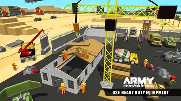 Army Base Builder Craft 3D: Simulador construcción Poster