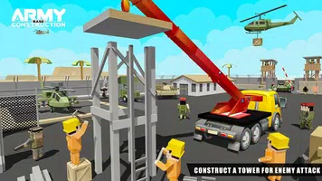 Army Base Builder Craft 3D: Simulador construcción captura de pantalla 6