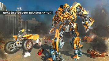ATV Quad Bike Transform: Robot Transformation Game Poster