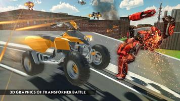 ATV Quad Bike Transform: Robot Transformation Game captura de pantalla 3