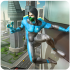 Fidget Spinner Flying Superhero Game – City Battle icône