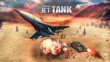 Jet Fighter Tanks Strike War Affiche