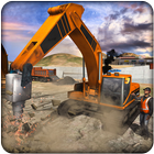 Sand Excavator Crane Simulator 3D – Stone Cutter icône