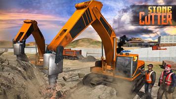 Sand Excavator Crane Simulator 3D – Stone Cutter capture d'écran 1