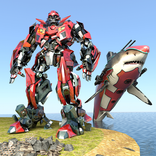 Robot Shark Transforming - Robot Transformation