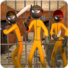 stickman Gefängnis zu entkommen Überleben Geschich Zeichen