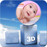 3D Photo Frame icono